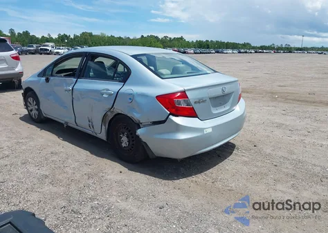 2012 Honda Civic Lx из США, поврежденный, VIN 19XFB2F59CE006314